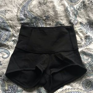 COPY - never worn black Lululemon shorts